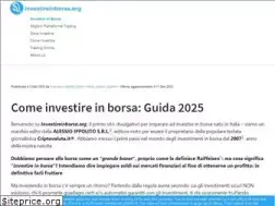 Sites similar to investireinborsa.org