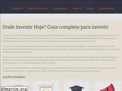 Sites similar to investirhoje.com