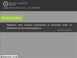Sites similar to investissementmalin.fr