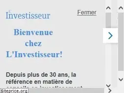 Sites similar to investisseur.be