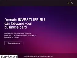 Sites similar to investlife.ru