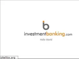Sites similar to investmentbanking.com