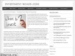 Sites similar to investmentroads.com
