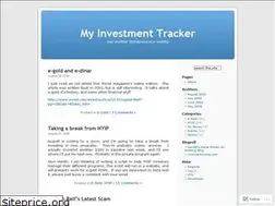 Sites similar to investmenttracker.wordpress.com