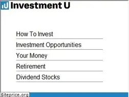 Sites similar to investmentu.com