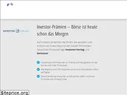 Sites similar to investor-praemien.de