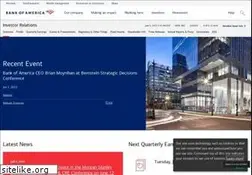 Sites similar to investor.bankofamerica.com