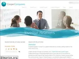 Sites similar to investor.coopercos.com