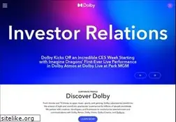 Sites similar to investor.dolby.com