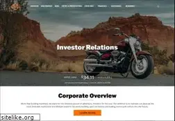 Sites similar to investor.harley-davidson.com