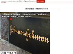 Sites similar to investor.jnj.com