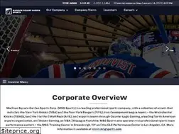 Sites similar to investor.msg.com