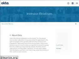 Sites similar to investor.okta.com