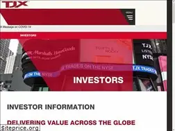 Sites similar to investor.tjx.com