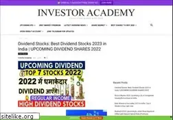Sites similar to investoracademy.in