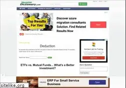 Sites similar to investordictionary.com