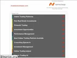 Sites similar to investoroverseas.com