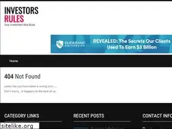 Sites similar to investorrules.com