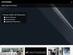 Sites similar to investors.autodesk.com
