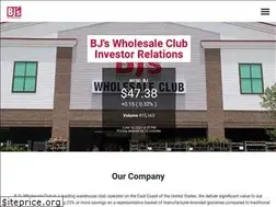 Sites similar to investors.bjs.com