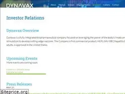 Sites similar to investors.dynavax.com