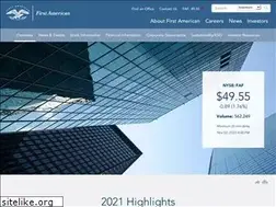 Sites similar to investors.firstam.com