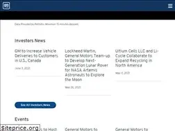 Sites similar to investors.gm.com
