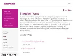 Sites similar to investors.mannkindcorp.com