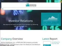 Sites similar to investors.molinahealthcare.com