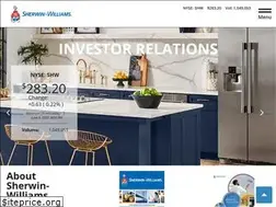 Sites similar to investors.sherwin-williams.com