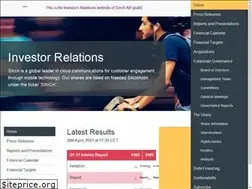 Sites similar to investors.sinch.com