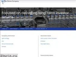 Sites similar to investors.thecloroxcompany.com