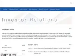 Sites similar to investors.trip.com