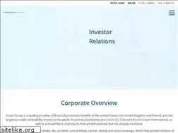 Sites similar to investors.unum.com