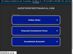 Sites similar to investorsfirstfinancial.com