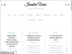 Sites similar to investorvoice.ca