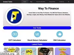 Sites similar to investtales.com