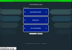 Sites similar to invincibles.com