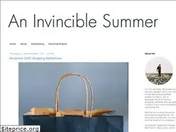 Sites similar to invinciblesummerblog.com