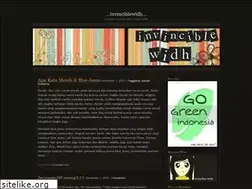 Sites similar to invinciblewidh.wordpress.com