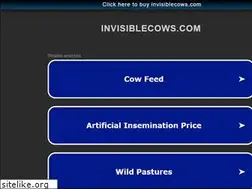 Sites similar to invisiblecows.com