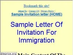Sites similar to invitationletter.net