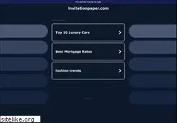 Sites similar to invitationpaper.com