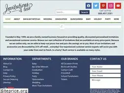 Sites similar to invitations4less.com