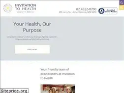 Sites similar to invitationtohealth.com.au