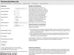 Sites similar to invoercalculator.be