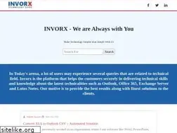 Sites similar to invorx.com