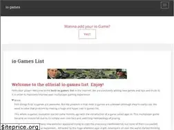 Sites similar to io-games.me