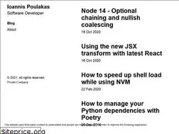 Sites similar to ioannispoulakas.com