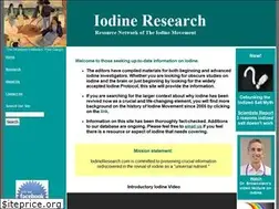 Sites similar to iodineresearch.com